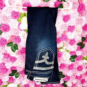 Rock Revival Skinny Dark Wash- 38